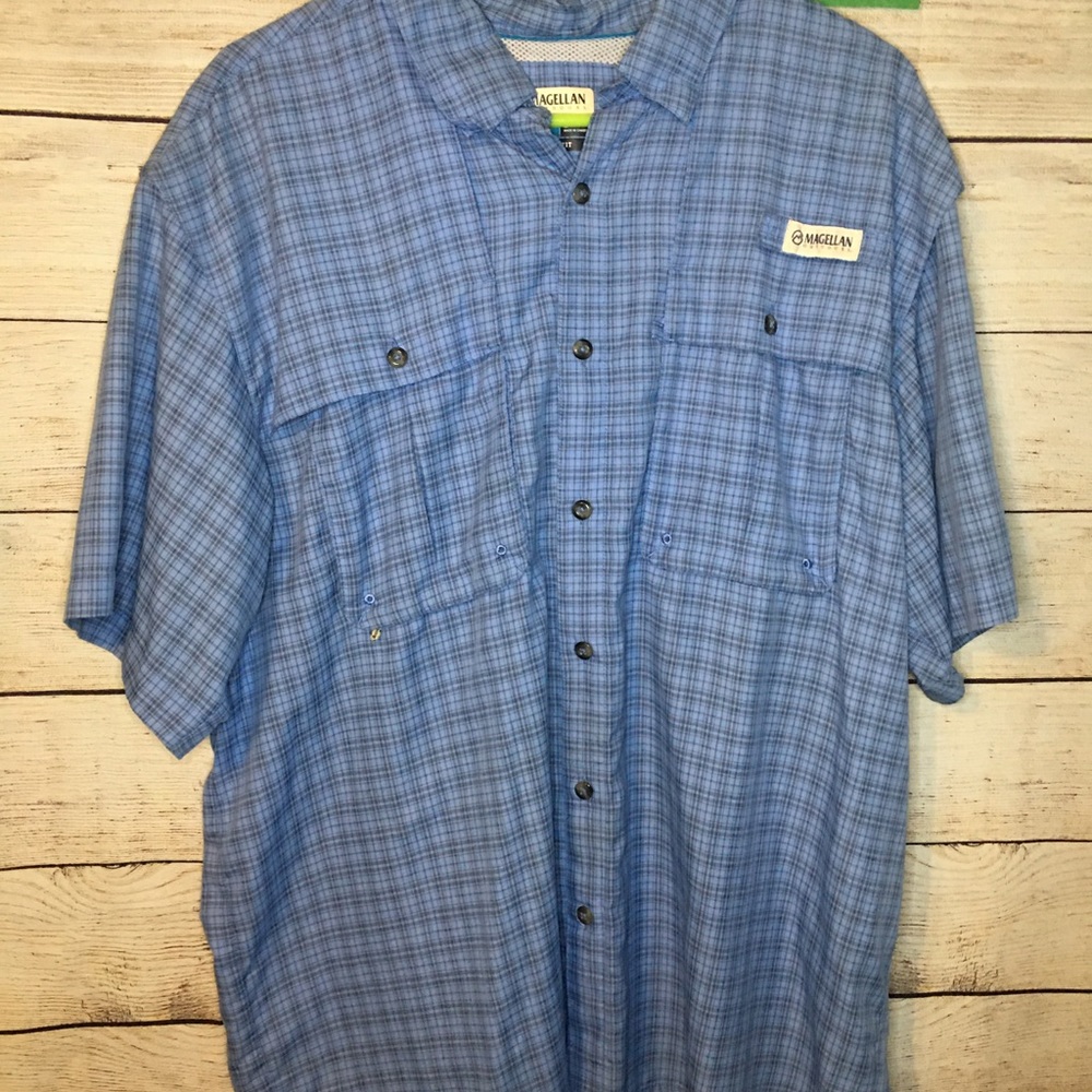 Magellan blue plaid